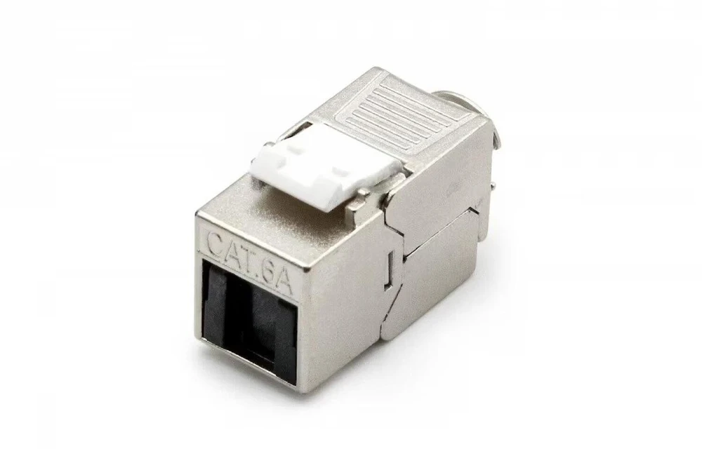 Digitus DIGIT Keystone lizdas RJ45 (8P8C) Cat.6A, STP, apsauginis dangtelis nuo dulkių
