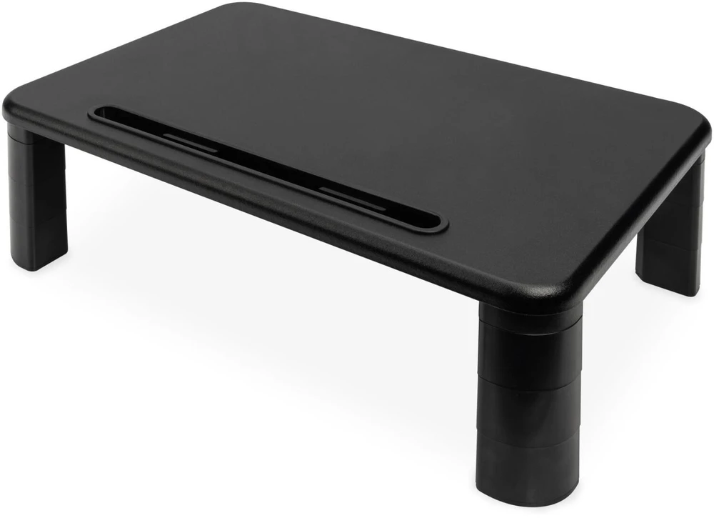 Laikiklis Assmann Electronic DIGITUS Reguliuojamas stalviršis Monitorius Riser 400x280x143mm maksimali apkrova iki 10kg