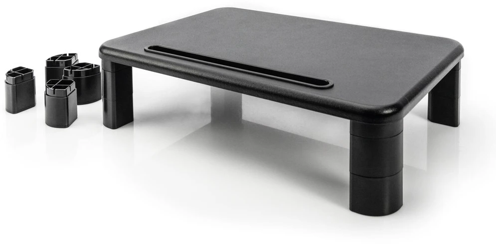Laikiklis Assmann Electronic DIGITUS Reguliuojamas stalviršis Monitorius Riser 400x280x143mm maksimali apkrova iki 10kg