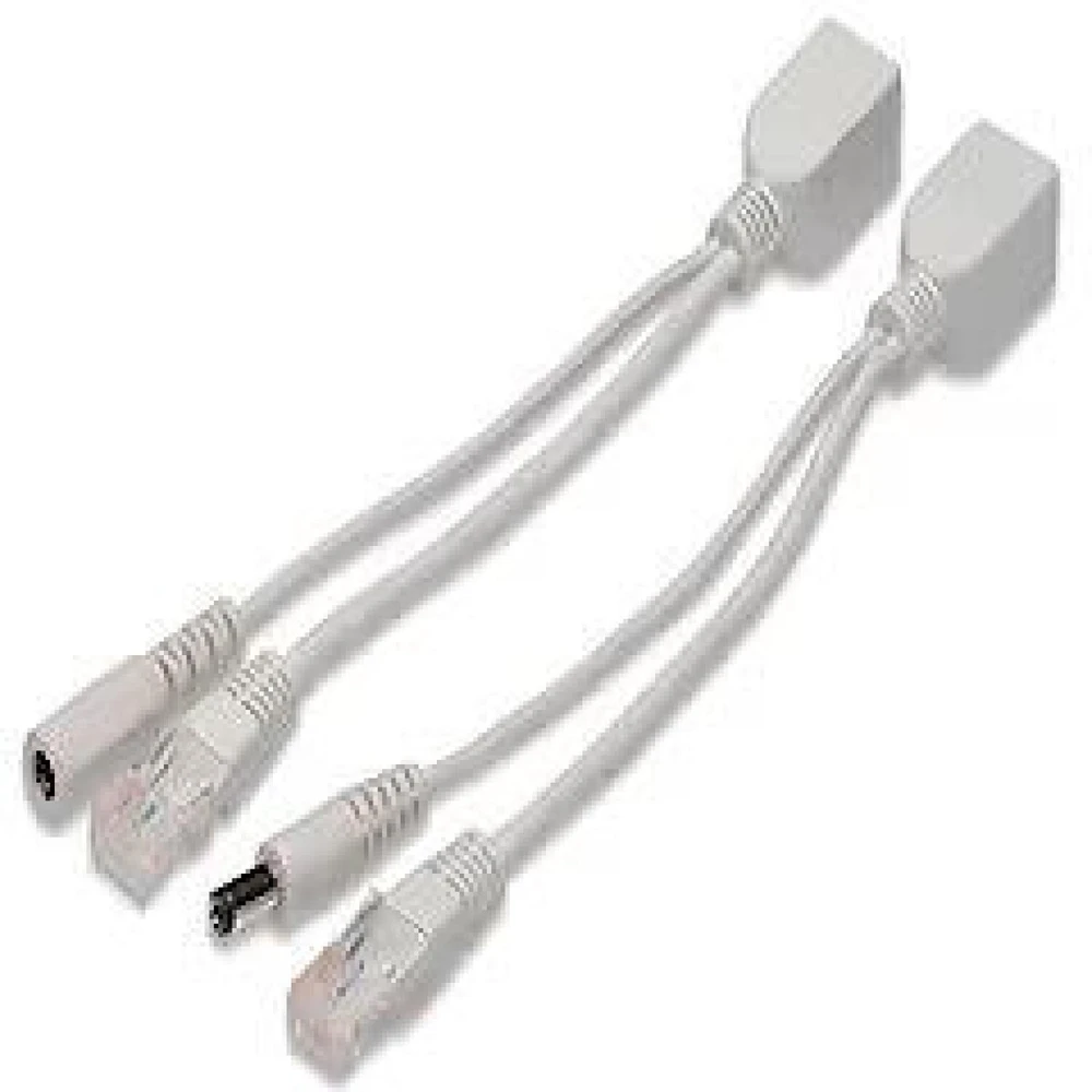 Assmann Electronic DIGITUS PoE kabelių rinkinys pasyvus iki max 5m 10/100Mbit RJ45 kištukai DC kištukas 5,5mm