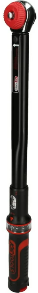 Dinamometrinis raktas su terkšle ERGOTORQUEprecision 1/2" 60-320Nm, KS Tools