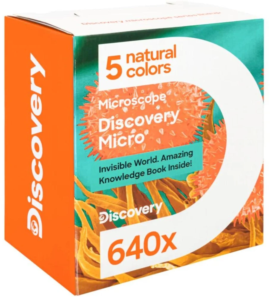 Mikroskopas, Discovery Micro Marine, 40x-640x, su knyga