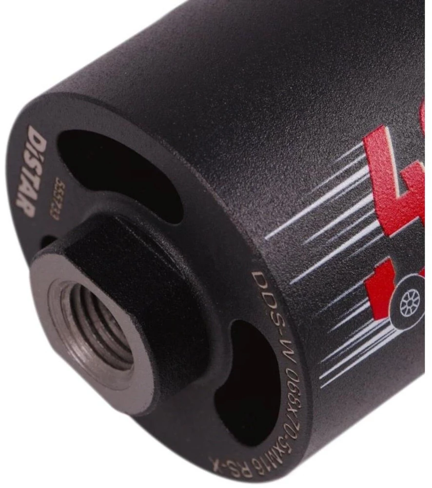 Grąžtas 68 mm RS-X Distar Drill Master deimantinė karūna rozetėms gręžti (5 dantys, angos gale)