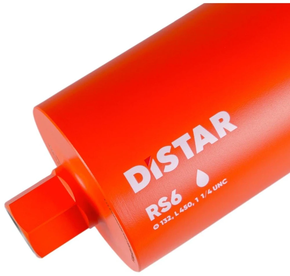Deimantinė karūna drėgnam pjovimui DISTAR RS6; 132 mm; 450 mm; 1 1/4'' UNC