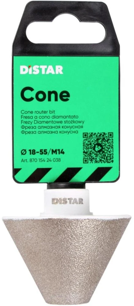 Šlifavimo puodelis akmeniui DISTAR CONE 18-55/M14; 18–55 mm; M14