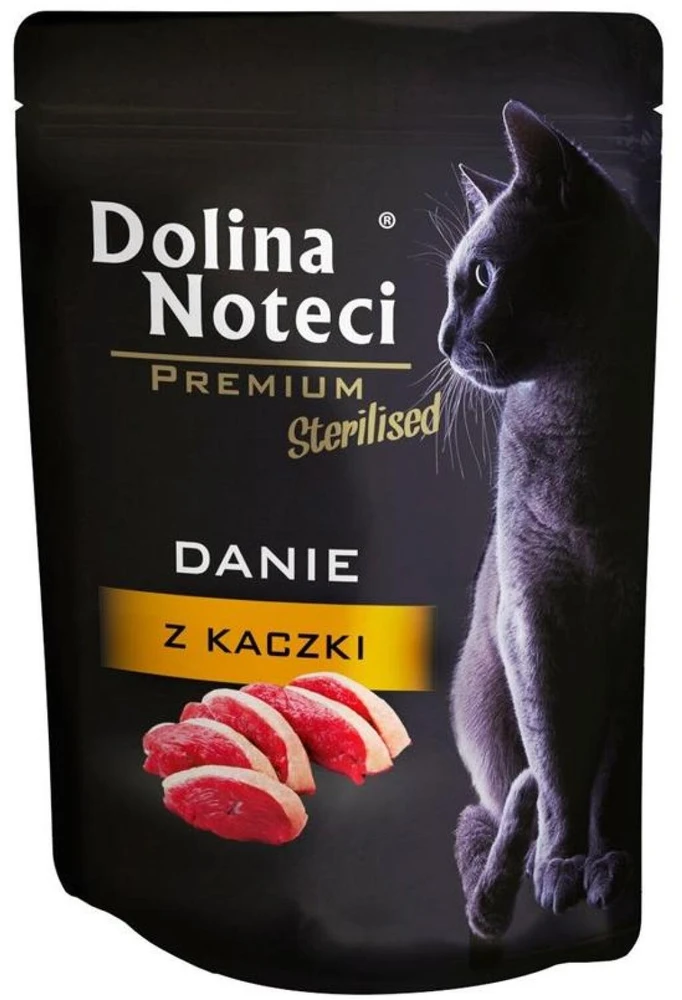 Drėgnas Kačių Maistas - Dolina Noteci Premium Sterilizuotoms Katėms, 85g