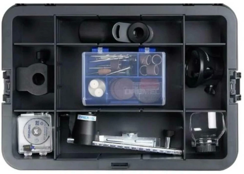 Daugiafunkcis įrankis Dremel 8250-5/65 Platinum, su 5 antgaliais ir 65 priedais
