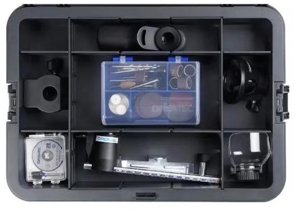 Daugiafunkcis įrankis Dremel 8250-5/65 Platinum, su 5 antgaliais ir 65 priedais