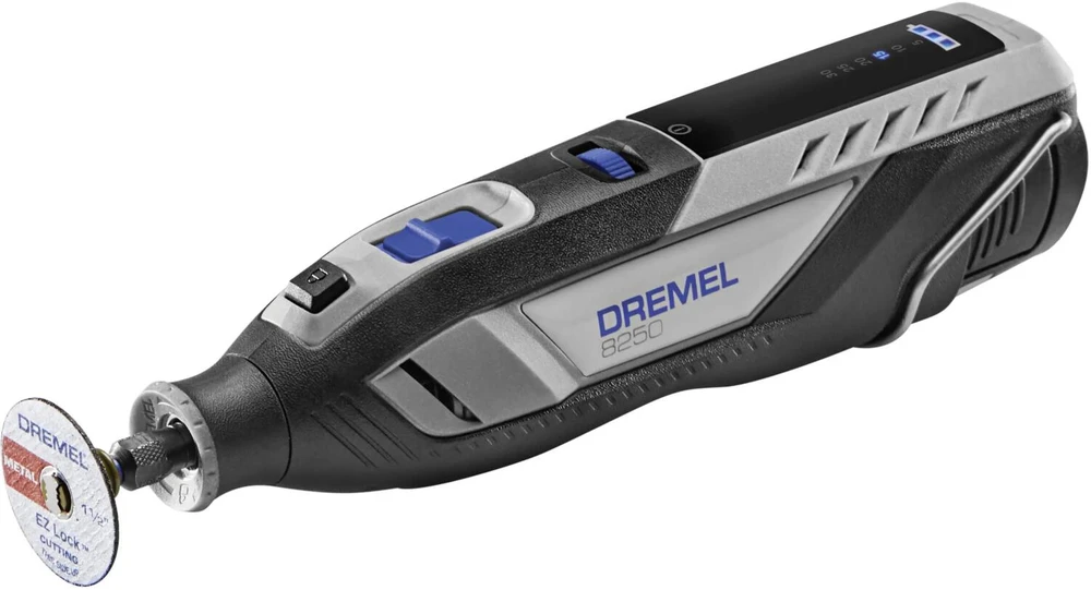 Daugiafunkcis įrankis Dremel 8250-5/65 Platinum, su 5 antgaliais ir 65 priedais