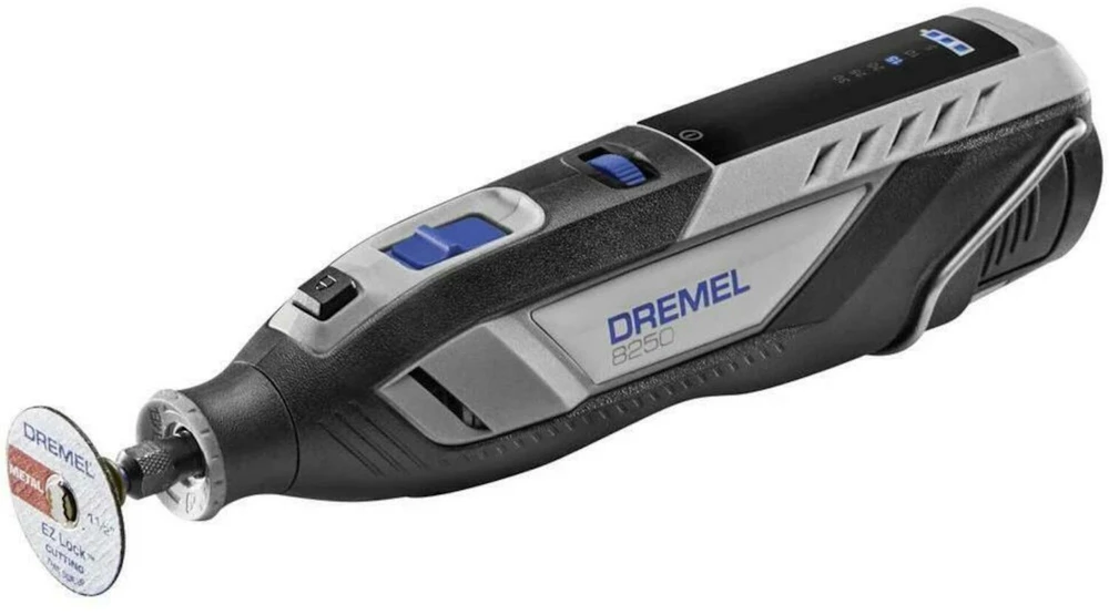 Daugiafunkcis įrankis Dremel 8250-5/65 Platinum, su 5 antgaliais ir 65 priedais