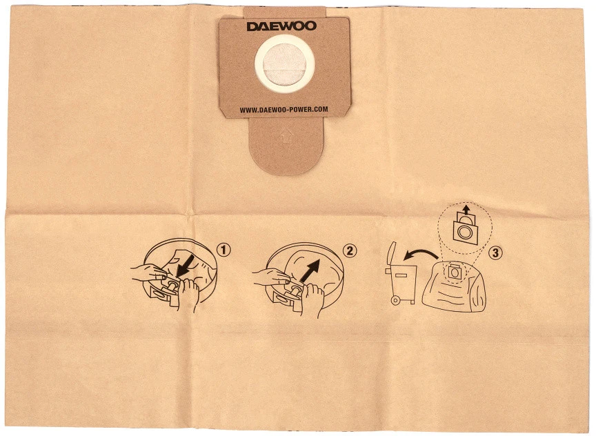 Daewoo VACUUM ACC PAPER DUST BAG/3PCS DAVC 60PB DAEWOO