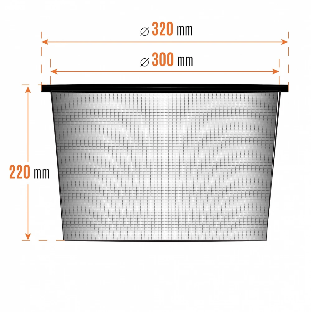 Dviejų sluoksnių išankstinio valymo filtras DAVC 25PF DAEWOO, DAVC2514S/DAVC2516S/DAVC2500SD/DAVC2014S/DAVC2014, 1, 0,20kg