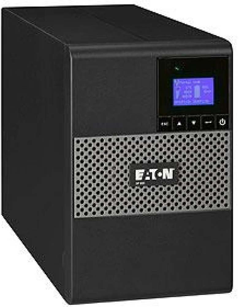 „Eaton 5P“ 1150 VA / 770 W, linijinis interaktyvus grynas sinusinis išėjimas, 4 min. esant pilnai apkrovai, 3 metų garantija (2 metai baterijoms)
