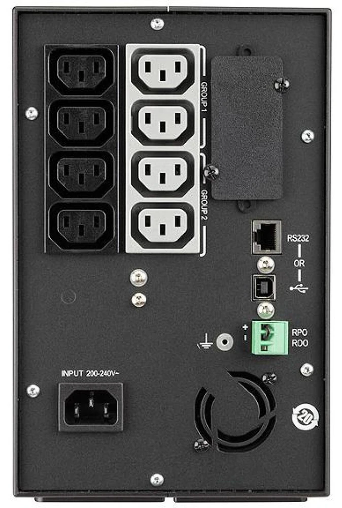 „Eaton 5P“ 1150 VA / 770 W, linijinis interaktyvus grynas sinusinis išėjimas, 4 min. esant pilnai apkrovai, 3 metų garantija (2 metai baterijoms)