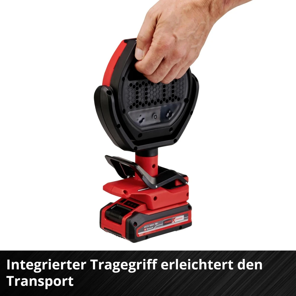 Stalinis šviestuvas Einhell GC-OL 18/1500 Li-Solo lauko LED stalinis šviestuvas
