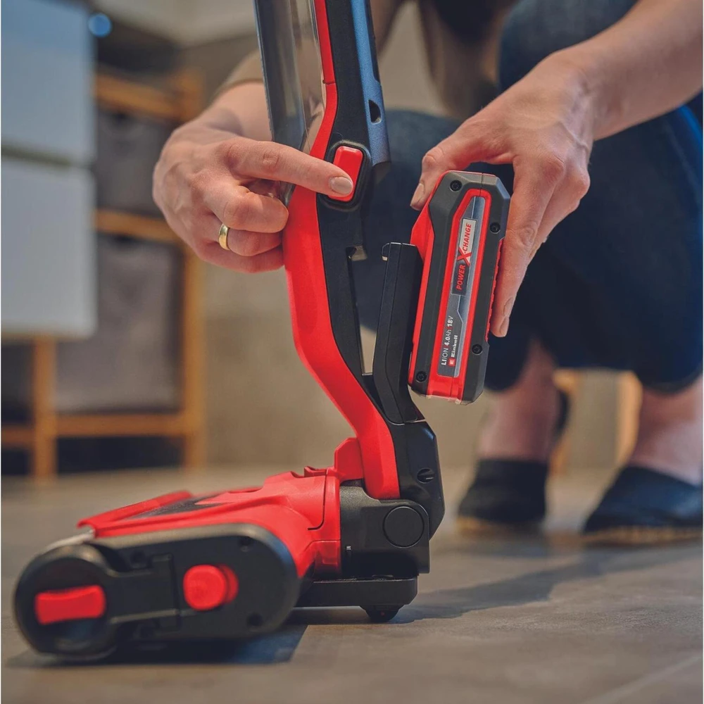 Akumuliatorinė šluota Einhell CLEANEXXO; 18 V (be akumuliatoriaus ir pakrovėjo)
