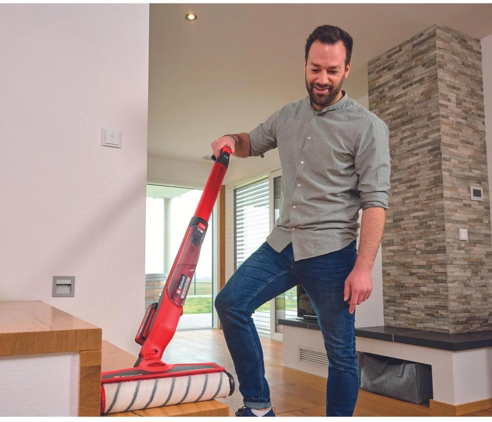 Akumuliatorinė šluota Einhell CLEANEXXO; 18 V (be akumuliatoriaus ir pakrovėjo)
