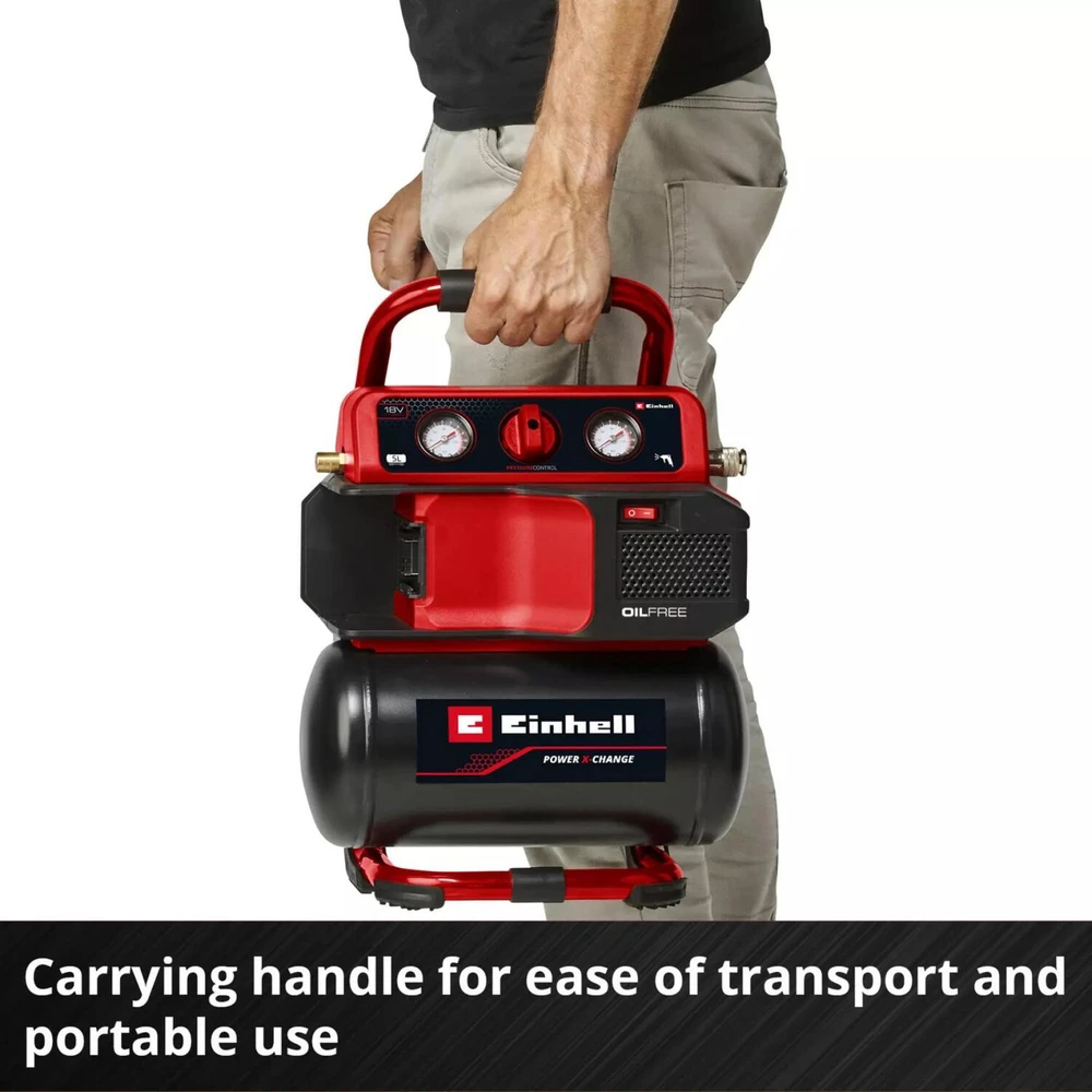 Einhell TE-AC 18/75 Li OF-Solo oro kompresorius 75 l/min Baterija