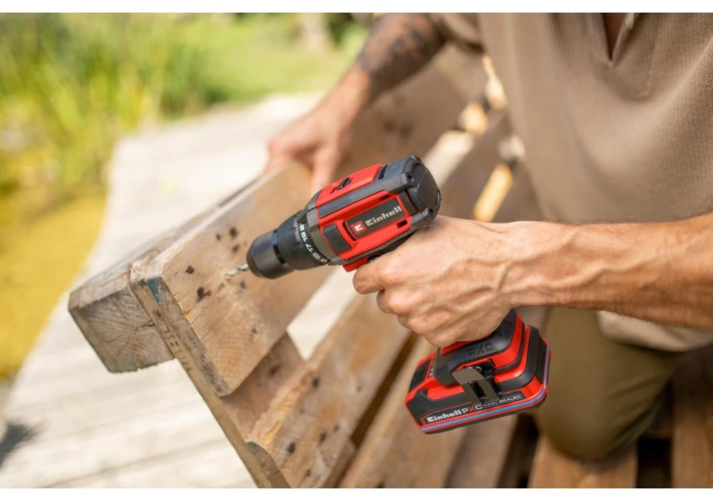 EINHELL Cordless Drill Driver TE CD 18/50 Li be akumuliatoriaus ir kroviklio