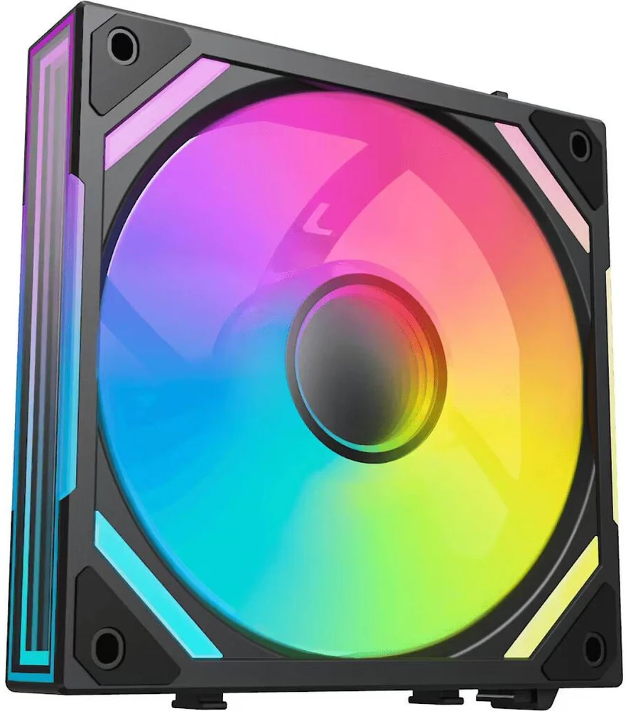 Alpenföhn WingBoost 4 PWM Fan, Reverse, RGB – 120mm, juodas