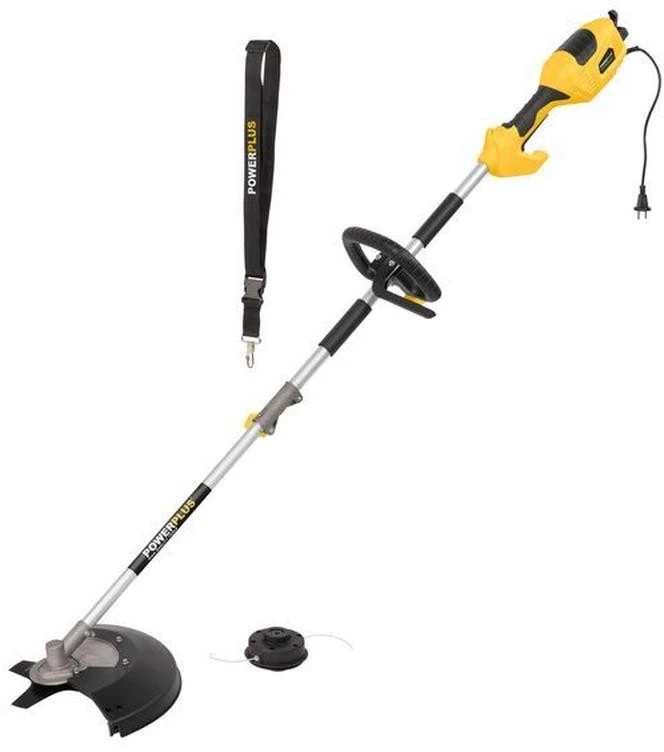 Elektrinė krūmapjovė žolės ir piktžolių pjovimui 1000W 38cm 2mm POWXG30405 POWERPLUS