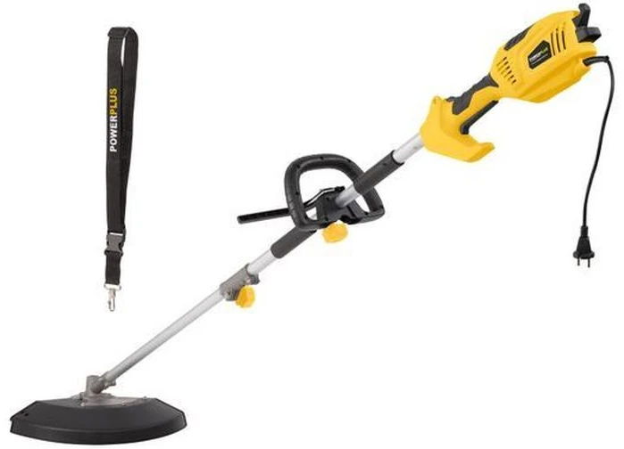 Elektrinė krūmapjovė žolės ir piktžolių pjovimui 1000W 38cm 2mm POWXG30405 POWERPLUS