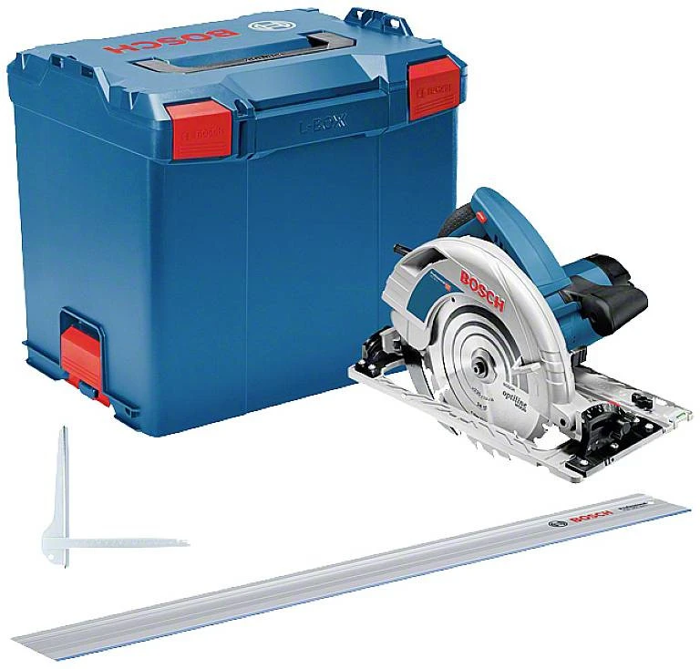 Žiedinis pjūklas Bosch GKS 85 G 2200 W 235 mm (0615990M92) + kreipiamasis bėgis FSN 1400