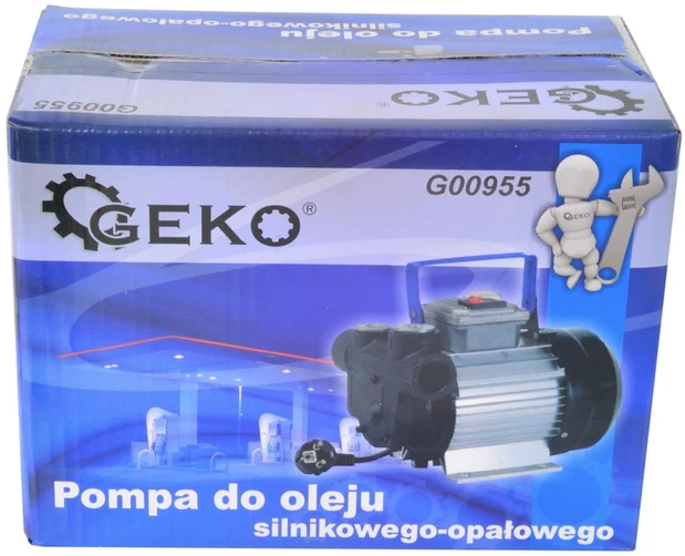 Geko POMPA DO OLEJU SILNIKOWEGO-OPAŁOWEGO 230V/50HZ (2) G00955 GEKO