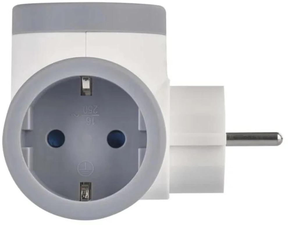 Emos Adapteris P0077PD, 2×2P+PE, 2×USB-A(QC20W), 1×USB-C(PD20W), 3680W, IP20, vaiko apsauga