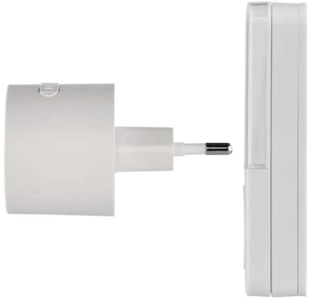 Emos Bevielis durų skambutis P5734, P5734, 150 m, 10 melodijų, 85 dB, IP56, 230 V AC, automatinis poravimas