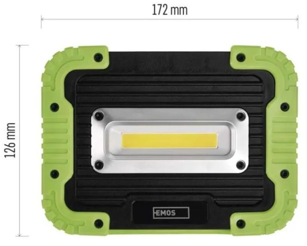 Nešiojamas COB LED šviestuvas, 600lm, įkraunamas, 3000mAh, su POWERBANK, IP44, EMOS