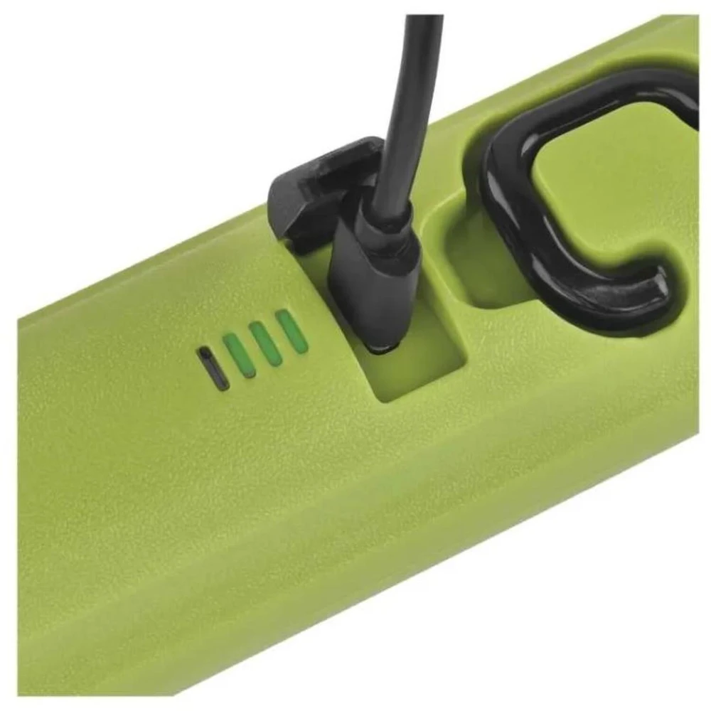 Emos COB LED Įkraunama Darbo Lempa P4545, 1000 lm, 2600 mAh, 2 režimai, 2 kabliai, 4 magnetai, USB-C