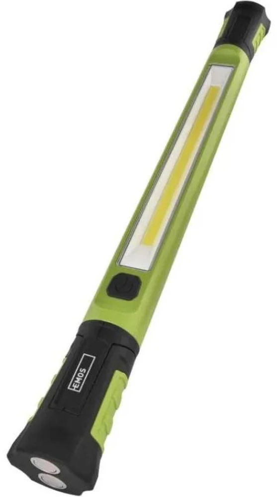 Emos COB LED Įkraunama Darbo Lempa P4545, 1000 lm, 2600 mAh, 2 režimai, 2 kabliai, 4 magnetai, USB-C