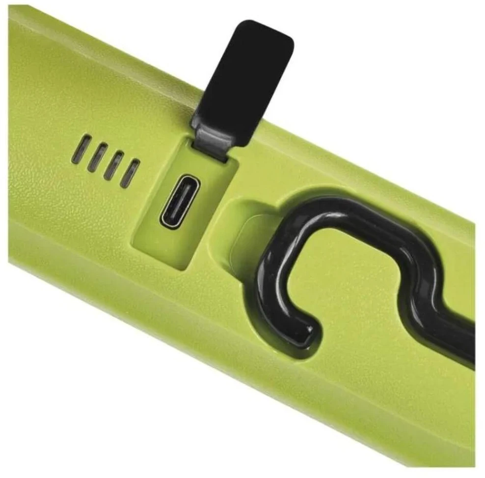 Emos COB LED Įkraunama Darbo Lempa P4545, 1000 lm, 2600 mAh, 2 režimai, 2 kabliai, 4 magnetai, USB-C