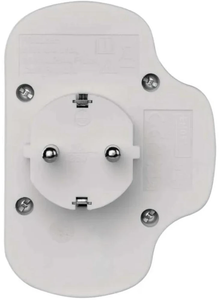 Emos Daugiafunkcinė kištukinė su jungikliu P00282, 1x2P+PE+2x2P, 3 680 W, IP20, vaikų apsauga