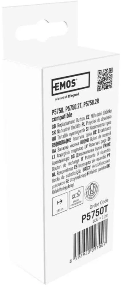 Emos durų skambučio mygtukas P5750T
