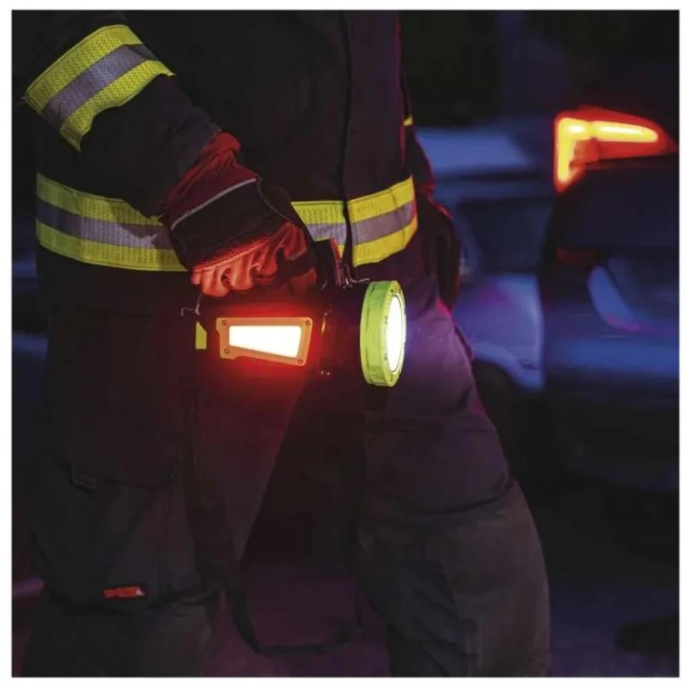 Emos Įkraunamas LED Žibintuvėlis P2316, 850 lm, 8000 mAh, 688 g, 6 h įkrovimas, 7 režimai, LCD indikacija, USB C