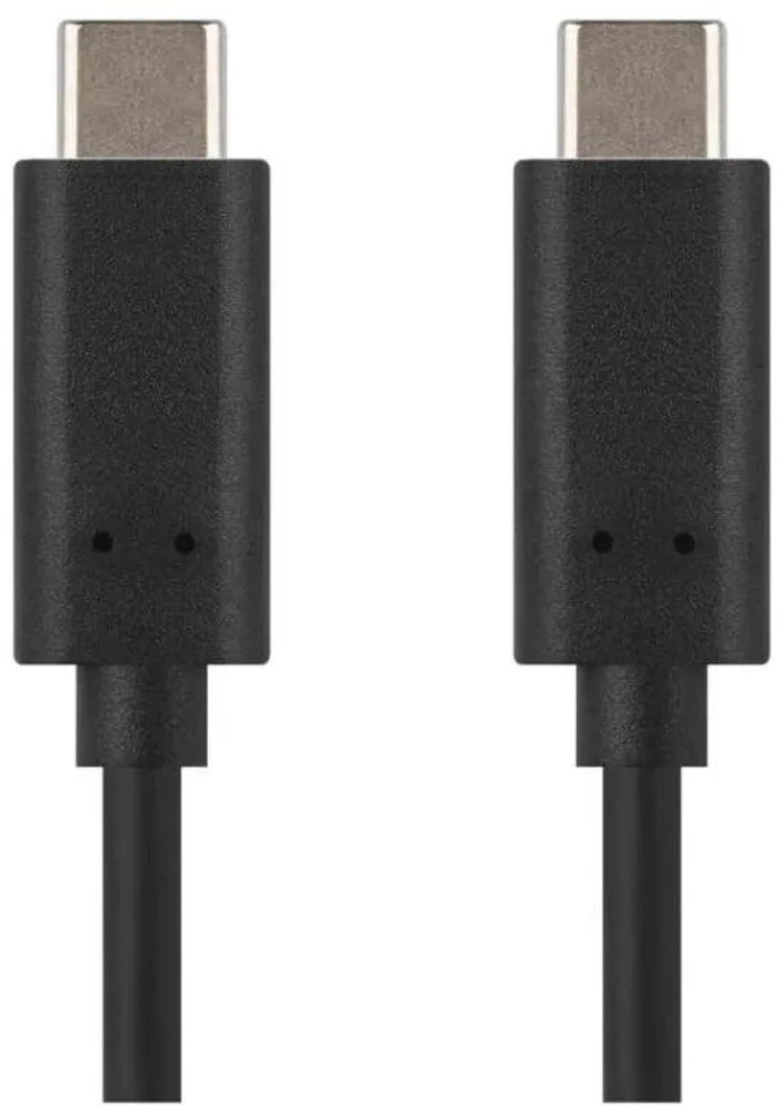 Emos Įkrovimo ir duomenų kabelis SM7028BL, 1m, 100W, 480 Mbit/s, USB-C-C, juodas