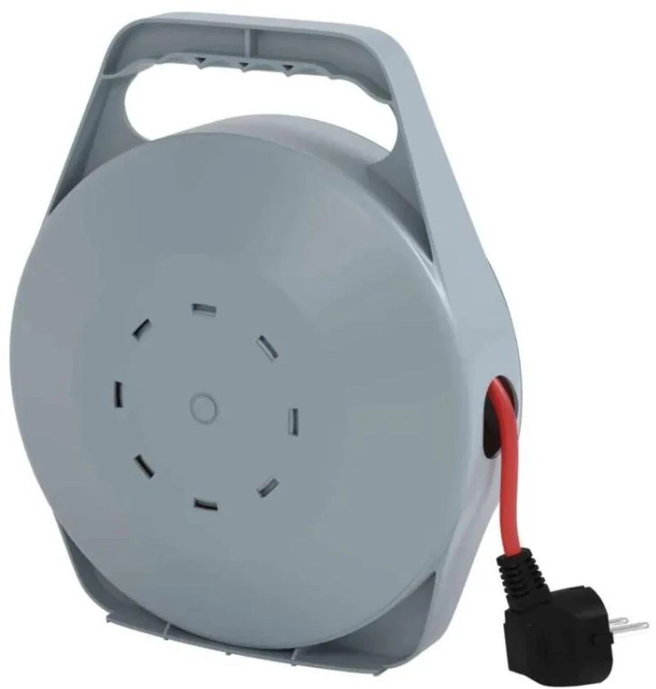 Emos Ilginimo ritė P19510, 10 m, 4 lizdai, 230 V, 10 A, PVC, IP20, H05VV-F3G, šiluminis saugiklis