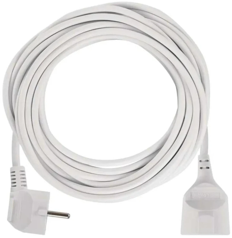 Ilgiklis 1 lizdo 10m su įžeminimu 3x1.5 mm² baltas EMOS