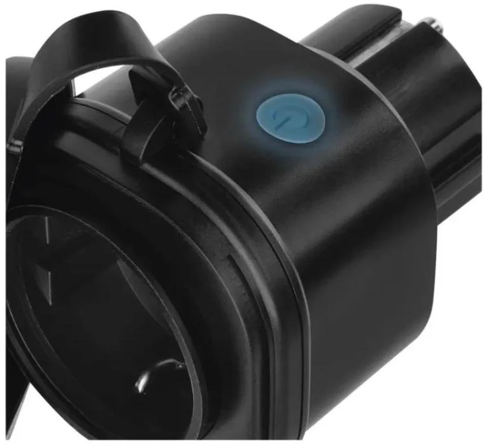Emos išmanioji kištukinė P5532, 230 V~/16 A, 3 680 W, 30 programų, IP44, Wi-Fi 802.11 b/g/n, 2,4 GHz