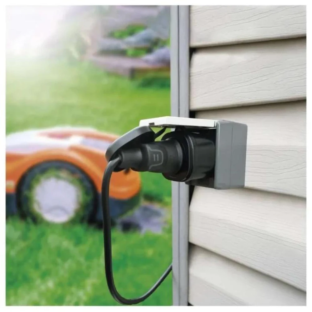 Emos išmanioji kištukinė P5532, 230 V~/16 A, 3 680 W, 30 programų, IP44, Wi-Fi 802.11 b/g/n, 2,4 GHz