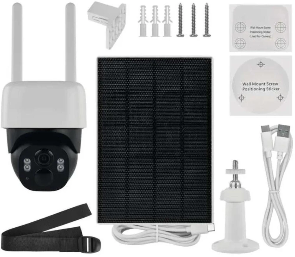 Emos lauko kamera IP-1200 WASP H4067, 5MPx, 9 200 mAh, IP44, 135°, naktinis matymas, dvipusis ryšys