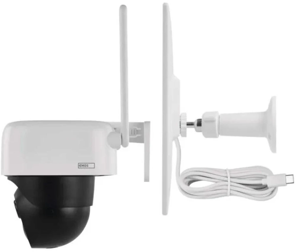 Emos lauko kamera IP-1200 WASP H4067, 5MPx, 9 200 mAh, IP44, 135°, naktinis matymas, dvipusis ryšys