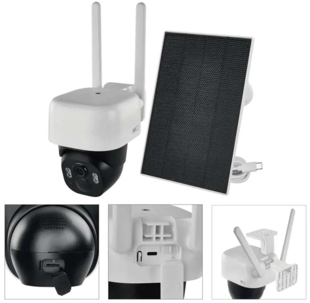 Emos lauko kamera IP-1200 WASP H4067, 5MPx, 9 200 mAh, IP44, 135°, naktinis matymas, dvipusis ryšys