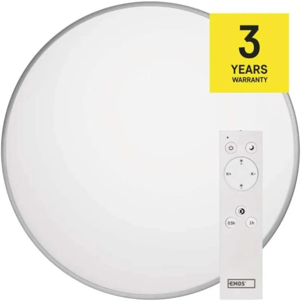 Lubinis šviestuvas Emos LED luminaire ALVI, circular 24W, dimmable. with CCT change