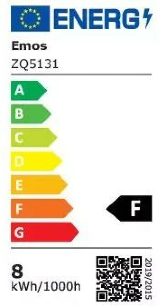 Emos LED bulb Classic A60 7,3W E27 neutral baltas