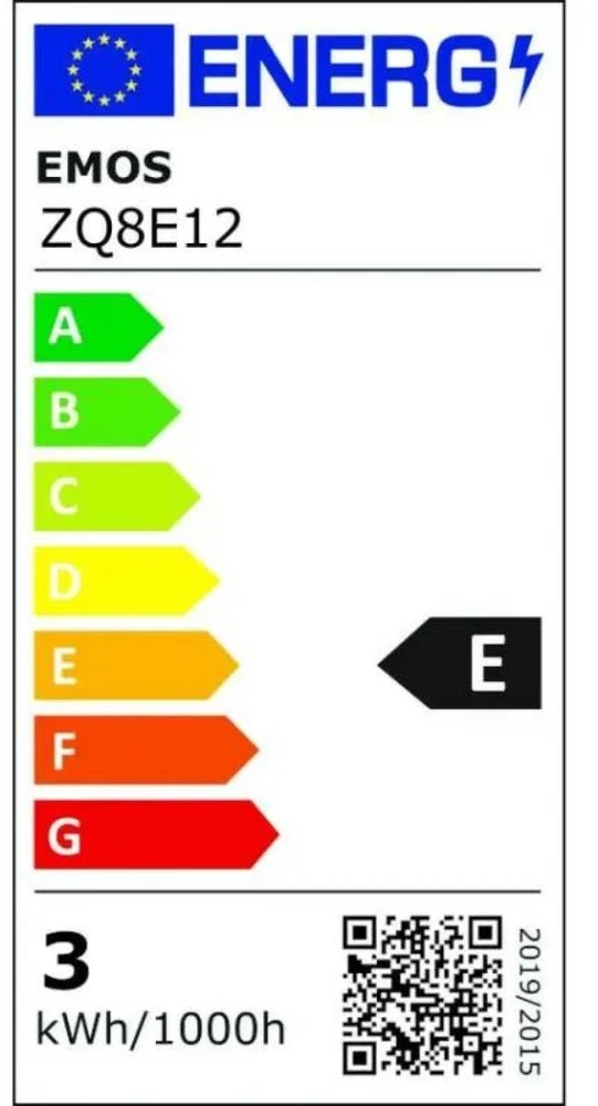 Emos Żarówka LED Classic MR16 GU10 3W (32W) 345lm 3000K ciepła biel ZQ8E12