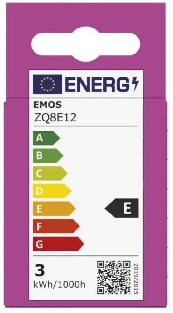 Emos Żarówka LED Classic MR16 GU10 3W (32W) 345lm 3000K ciepła biel ZQ8E12