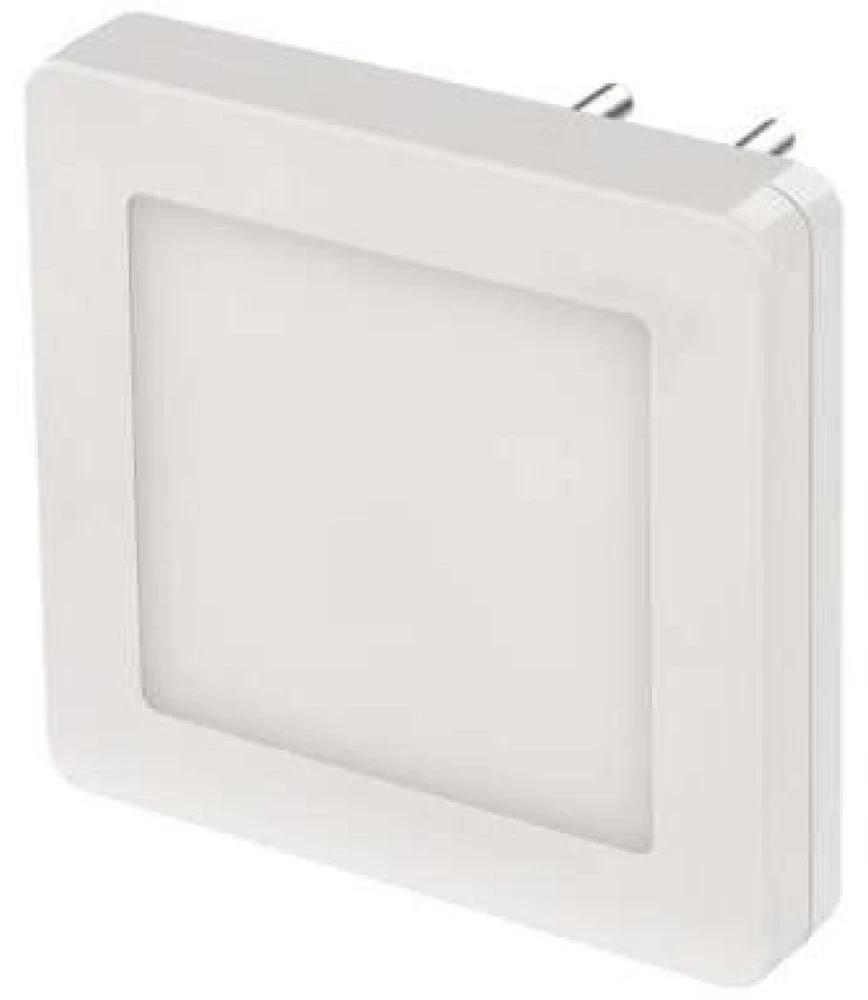 Sieninis šviestuvas Emos Emos P3316 LED naktinė lempa 230 V lizdui su jutikliu